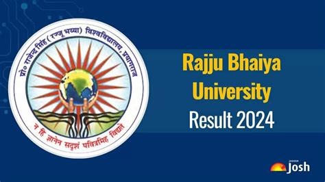 Rajju Bhaiya University Result 2024 OUT at prsuniv.ac.in; Direct .